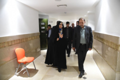 بازدید دکتر زهرا شیخی، معاون پژوهش و فناوری از مجتمع آموزشی، پزشکی و تحقیقاتی نیشابور