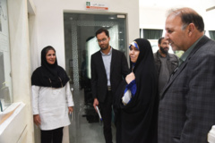 بازدید دکتر زهرا شیخی، معاون پژوهش و فناوری از مجتمع آموزشی، پزشکی و تحقیقاتی نیشابور