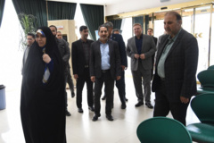 بازدید دکتر زهرا شیخی، معاون پژوهش و فناوری از مجتمع آموزشی، پزشکی و تحقیقاتی نیشابور