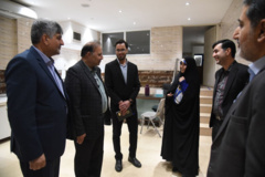 بازدید دکتر زهرا شیخی، معاون پژوهش و فناوری از مجتمع آموزشی، پزشکی و تحقیقاتی نیشابور