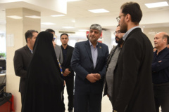 بازدید دکتر زهرا شیخی، معاون پژوهش و فناوری از مجتمع آموزشی، پزشکی و تحقیقاتی نیشابور