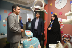 بازدید دکتر زهرا شیخی، معاون پژوهش و فناوری از مجتمع آموزشی، پزشکی و تحقیقاتی نیشابور