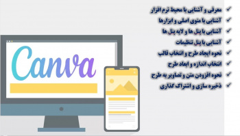 برگزاری کارگاه آموزشی آشنایی با نرم افزار Canva