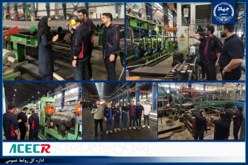 ارائه خدمات بازرسی سطح یک لوله‌های بدون درز ۶ اینچ توسط جهاددانشگاهی خوزستان